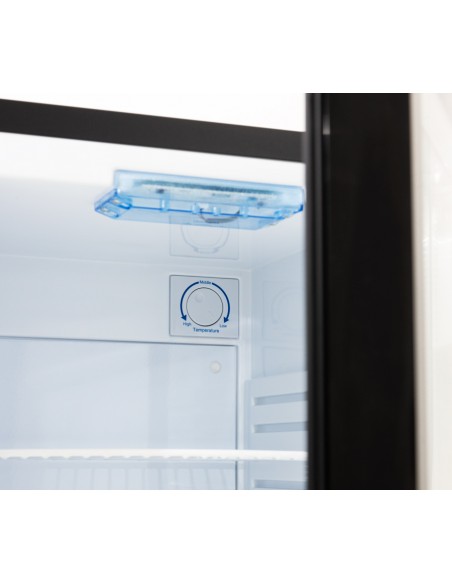 Minibar WINTER 30L GLASS Negro puerta de cristal. Clase F