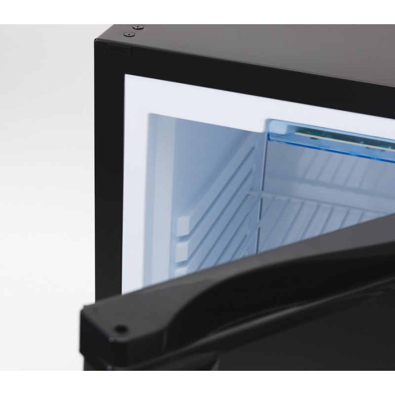 Minibar WINTER 30L GLASS Negro puerta de...