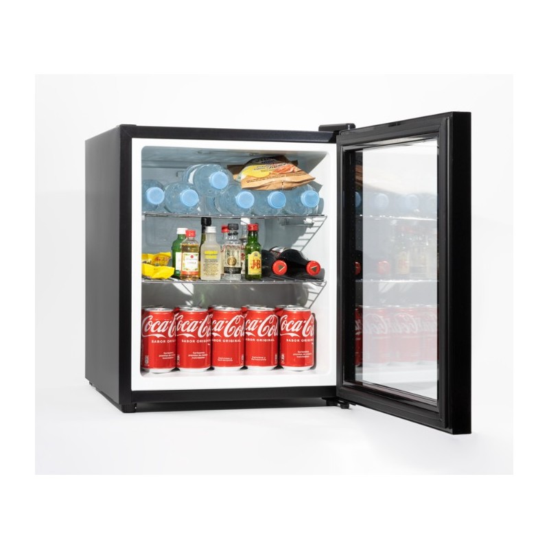 GLACIAR GLASS Negro con luz 49L. Clase E